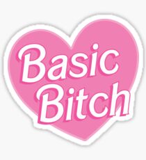 Basic Bitch Blue Sticker