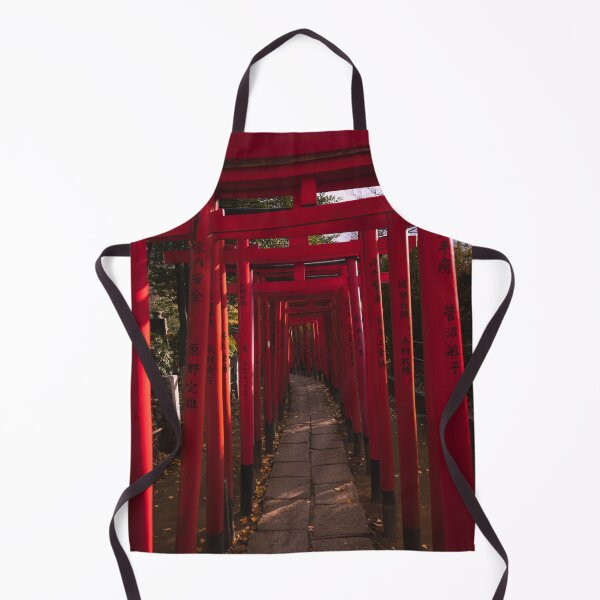 Item preview, Red Torii Gates at Nezu Shrine designed and sold by JapanTees.