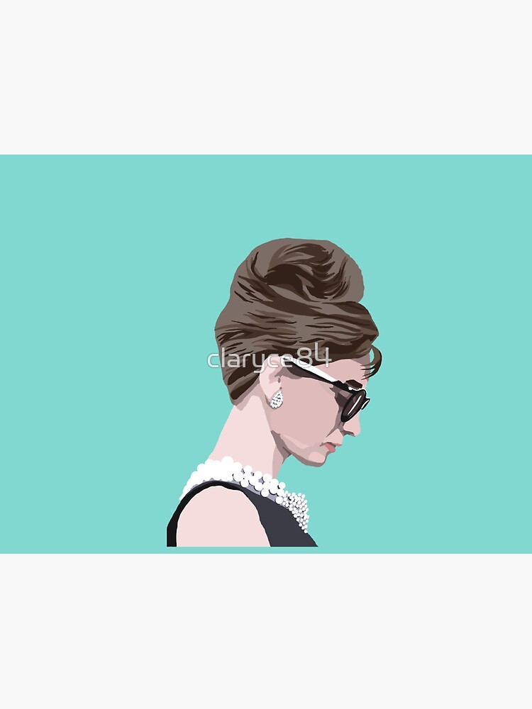 Audrey Hepburn classic Breakfast at Tiffany's in hat & sunglasses  5x7 inch photo