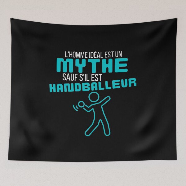 Item preview, It's a myth unless he's a handball player, a humorous gift designed and sold by TeeJfm.