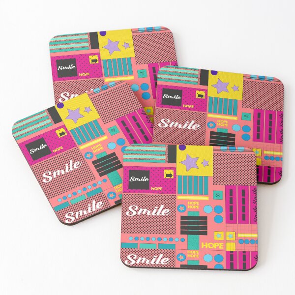 Item preview, great 80s pattern colorful, cool retro feeling with abstract shapes designed and sold by Mauswohn.