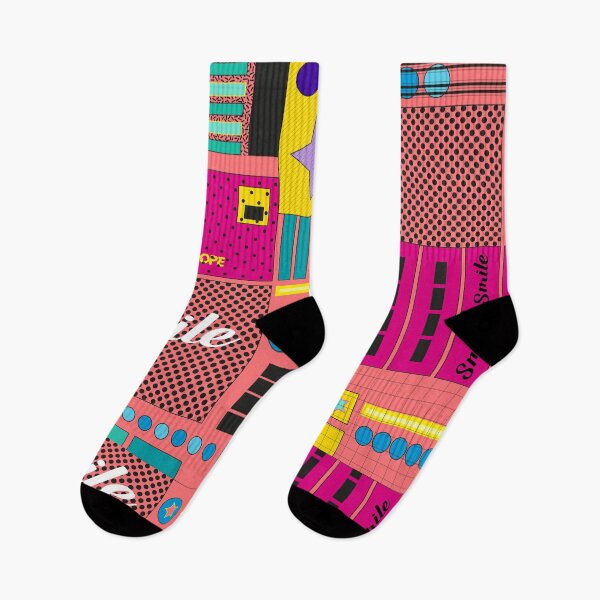 Item preview, great 80s pattern colorful, cool retro feeling with abstract shapes designed and sold by Mauswohn.