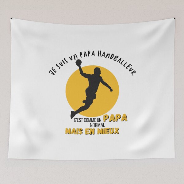 Item preview, I am a dad handball player humorous gift designed and sold by TeeJfm.