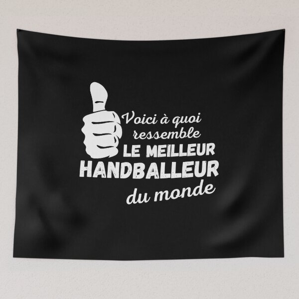 Item preview, The best handball player in the world humorous gift designed and sold by TeeJfm.