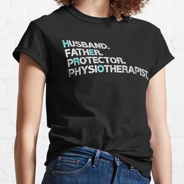 Item preview, Husband Father Protector Physiotherapist Dad Gift Physiotherapy designed and sold by WYGSTORE.