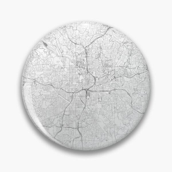 Item preview, Atlanta Map, Art Print By LandSartprints designed and sold by LandSartprints.