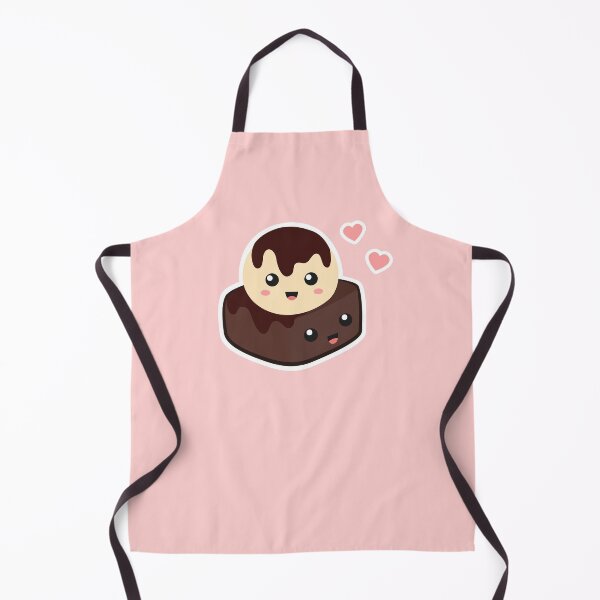 Item preview, Cute Ice Cream and Brownie Couple In Love designed and sold by rustydoodle.