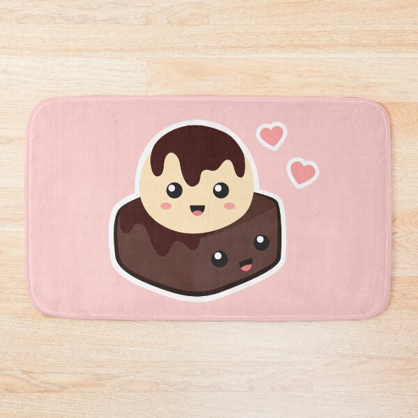 Item preview, Cute Ice Cream and Brownie Couple In Love designed and sold by rustydoodle.