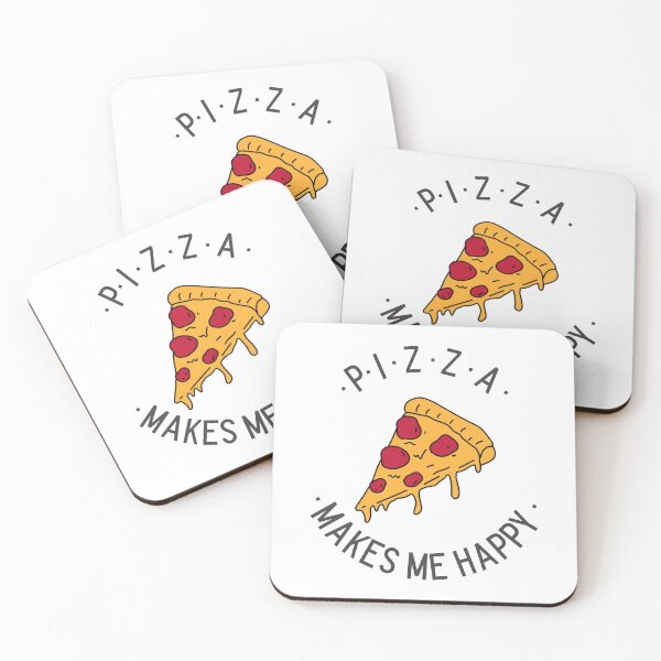 Item preview,  Pizza Makes Me Happy  designed and sold by Brodber8.