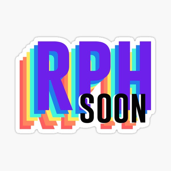 "rph soon sticker" Sticker for Sale by shookyoki Redbubble