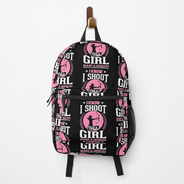 Item preview, I know I Shoot Like a Girl Want a Lesson designed and sold by crazy merchs.