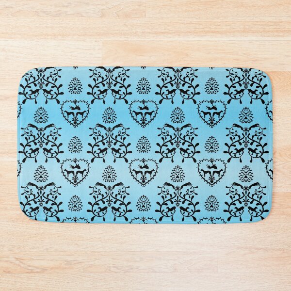 Item preview, Greyhound Damask Inspired on Blue designed and sold by GreytGraphicals.