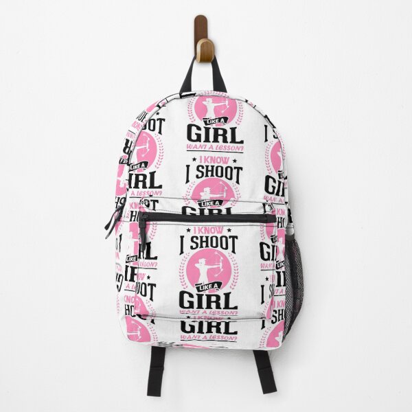 Item preview, I know I Shoot Like a Girl Want a Lesson designed and sold by crazy merchs.