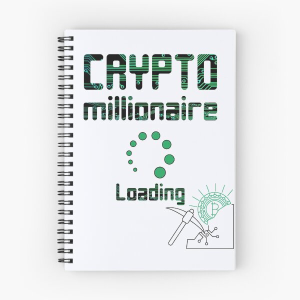 Item preview, Crypto Millionaire Loading | Bitcoin Ethereum XRP | Trending Motivational designed and sold by niceb00y.