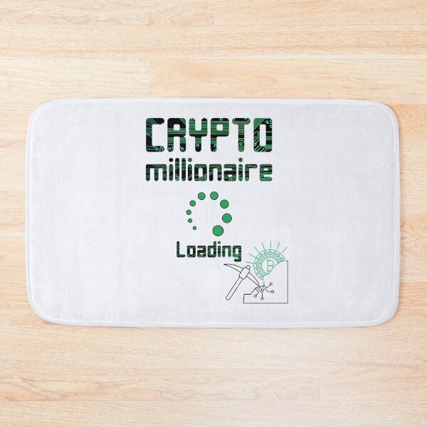 Item preview, Crypto Millionaire Loading | Bitcoin Ethereum XRP | Trending Motivational designed and sold by niceb00y.