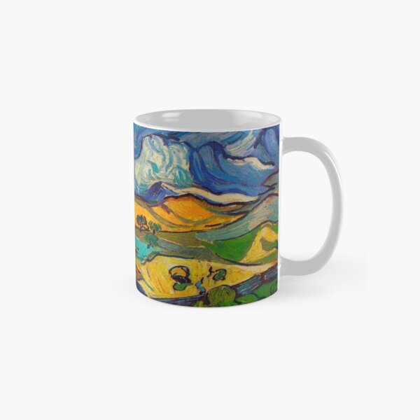 Les Alpilles, Mountain Landscape near South-Reme Vincent van Gogh Date- 1889; Saint-rémy-de-provence, France Classic Mug