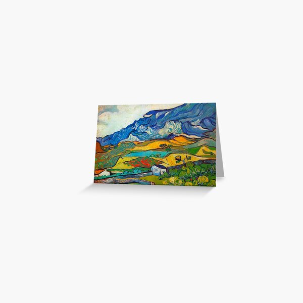 Item preview, Les Alpilles, Mountain Landscape near South-Reme Vincent van Gogh Date- 1889; Saint-rémy-de-provence, France designed and sold by Ejaaz.