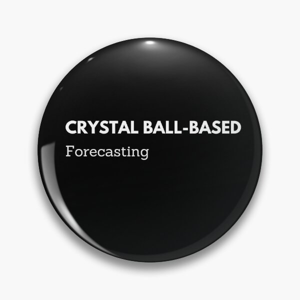 Item preview, Crystal Ball-Based Forecasting White Logo designed and sold by Hotelrevenue.