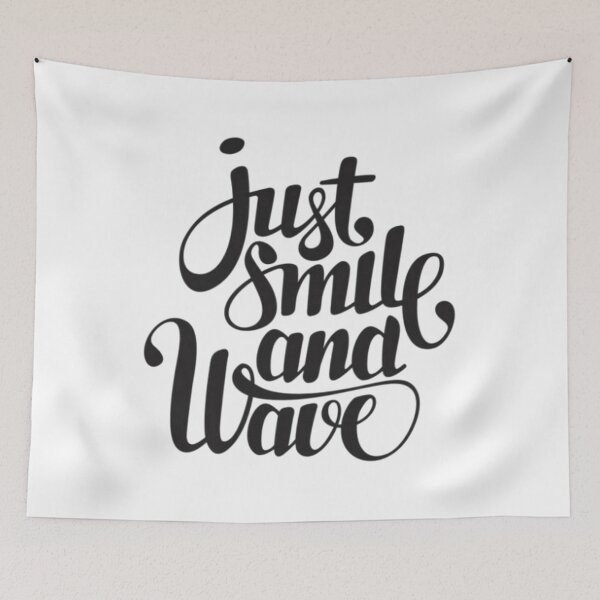Item preview, Just smile and wave designed and sold by Shopper Stop.