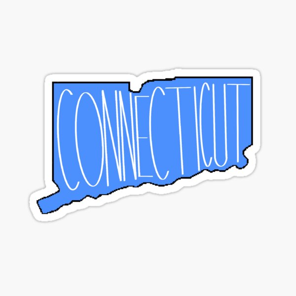 Connecticut in Blue Sticker