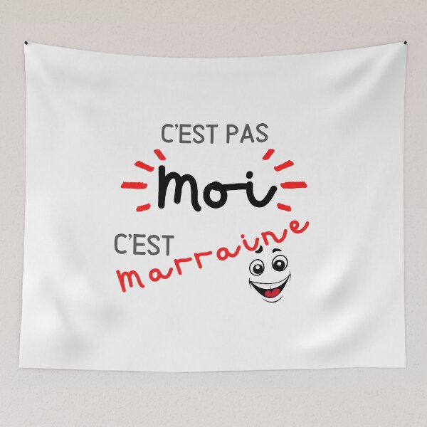 Aperçu de l'œuvre C'est pas moi c'est Marraine créée et vendue par TeeJfm.