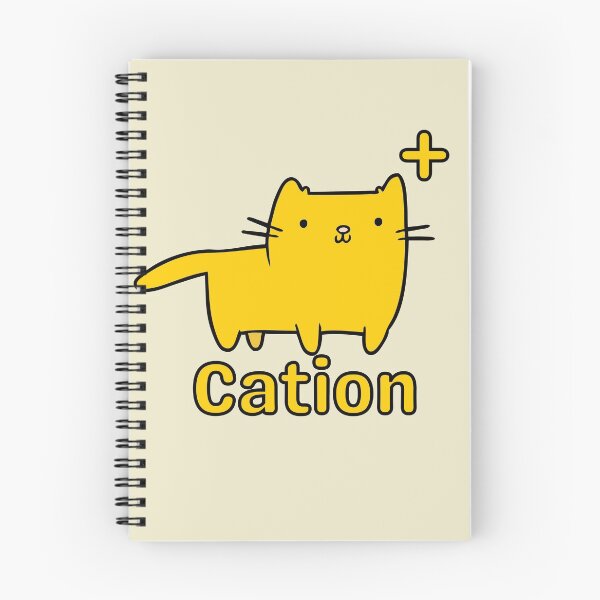 Item preview, Cation chemistry pun designed and sold by Nyanko-Sempai.