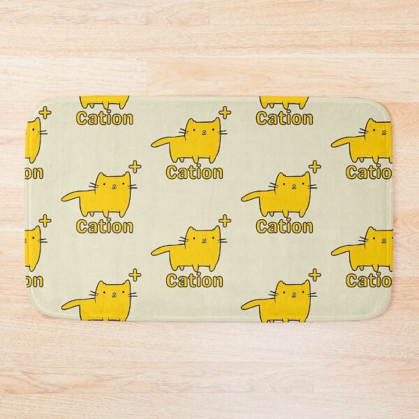 Item preview, Cation chemistry pun designed and sold by Nyanko-Sempai.