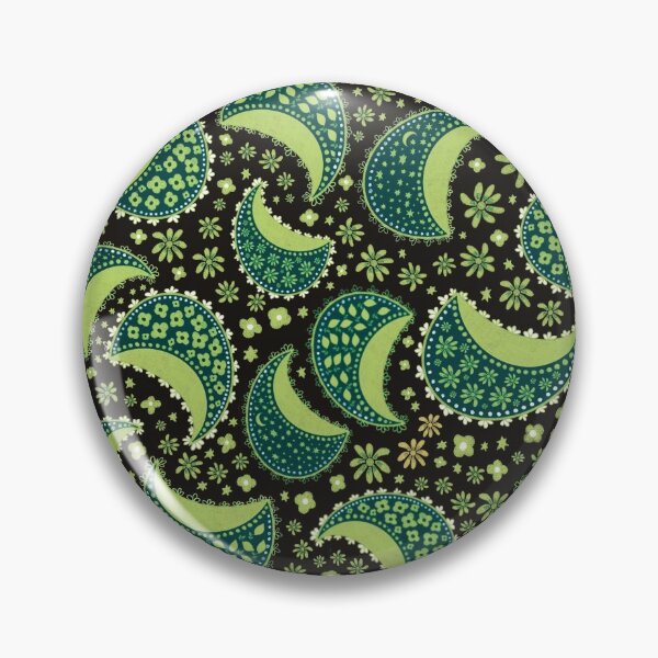 Item preview, Paisley Moon - green phase designed and sold by KizzyW.