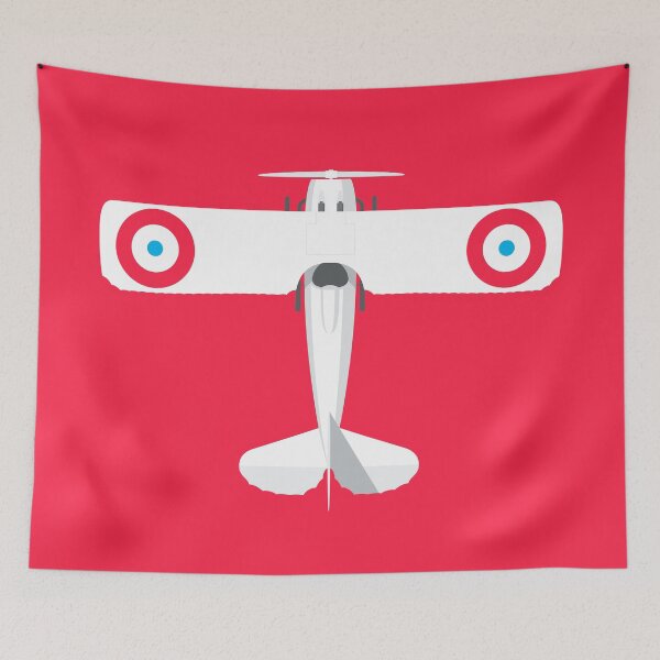 Item preview, French XIII WWI Biplane Aircraft - Crimson designed and sold by VoodooCircus.