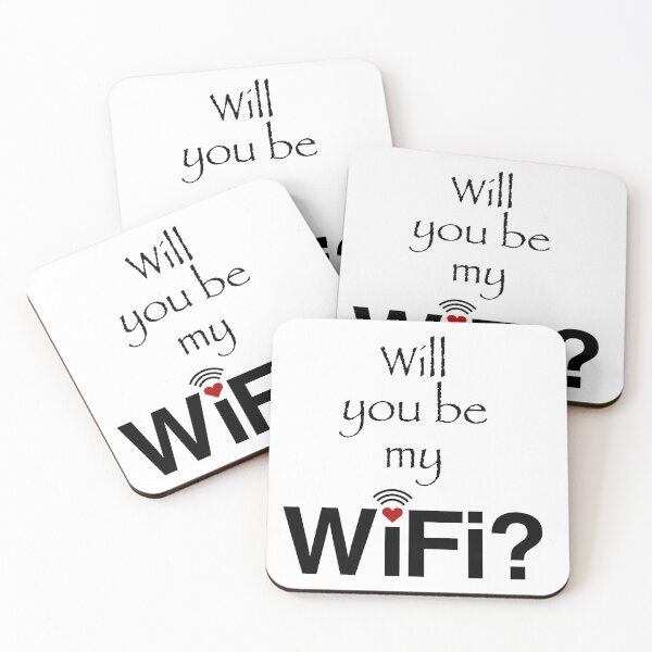 Item preview, Will You Be My Wifi Funny Valentine designed and sold by CoolYule.