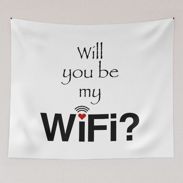 Item preview, Will You Be My Wifi Funny Valentine designed and sold by CoolYule.
