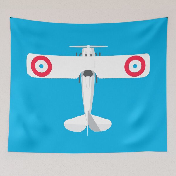 Item preview, French XIII WWI Biplane Aircraft - Cyan designed and sold by VoodooCircus.