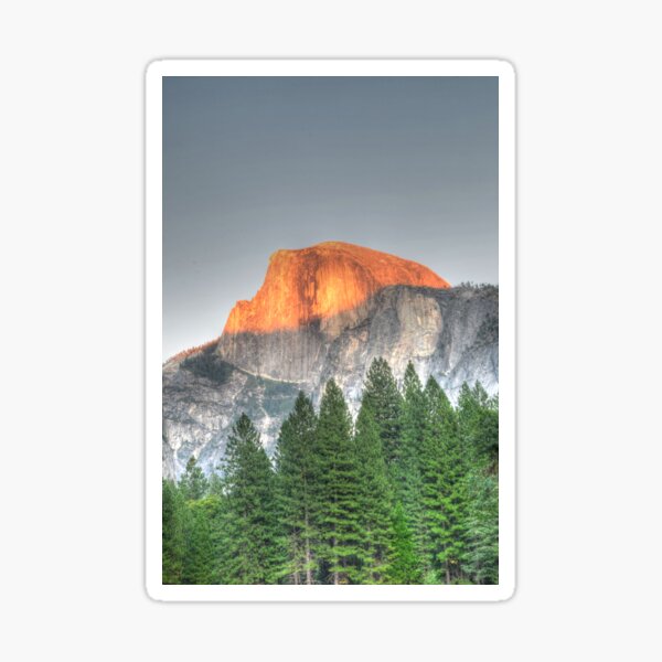 Half Dome Sunset Yosemite National Park Sticker