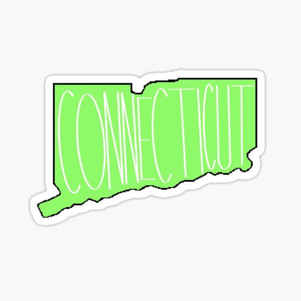 Connecticut in Green Sticker