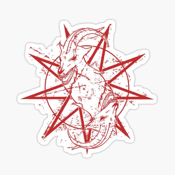 slip goats Sticker