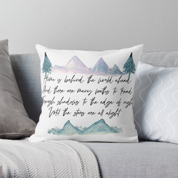 Walking Song - Tol.ki.e.n Throw Pillow