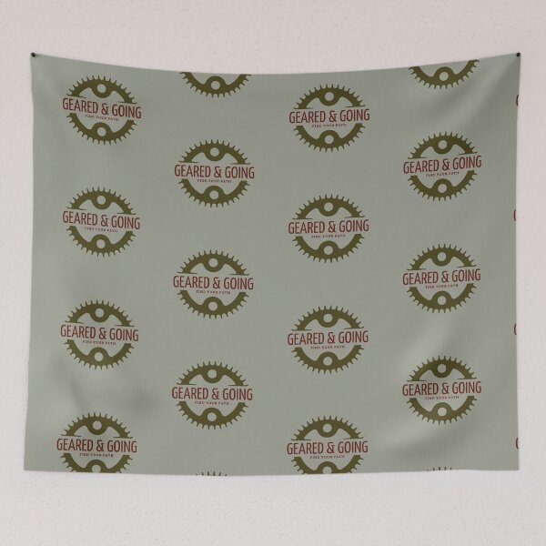 Item preview, GEARED & GOING FIND YOUR PATH designed and sold by AndPeace702.
