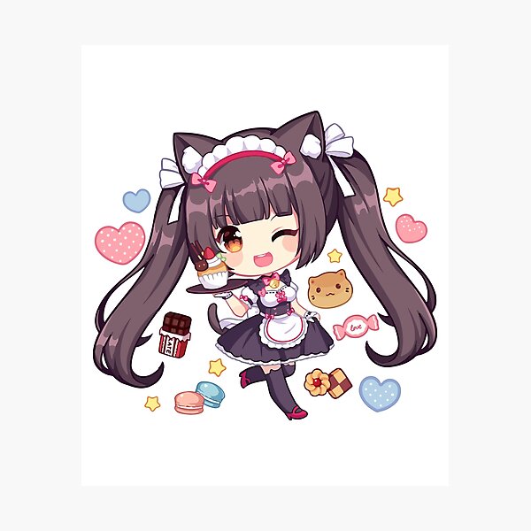 Item preview, Chocola Chibi designed and sold by Nerd189.