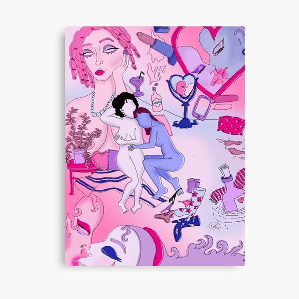 Lipstick Lesbian Canvas Print