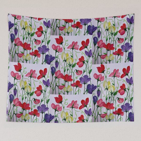 Item preview, Mixed Sweet Peas by Judy Richardson 2019 designed and sold by JRtreasures.