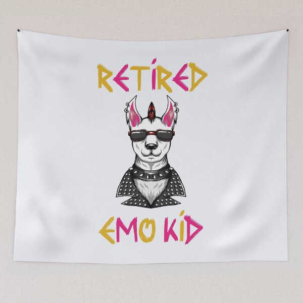 Item preview, Retired Emo Kid | Funny Gothic | Goth | Emo  designed and sold by niceb00y.