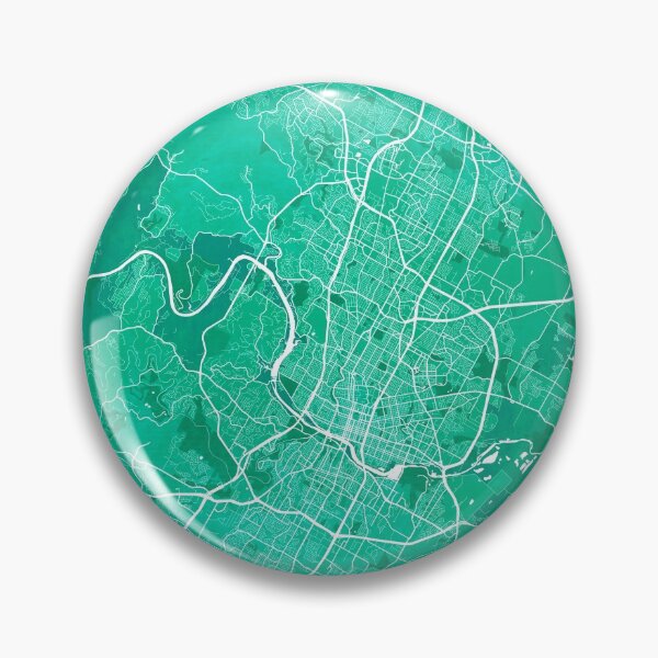Item preview, Austin City Map of Texas, USA - Watercolor designed and sold by deMAP.