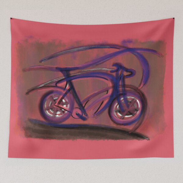 Item preview, Curved Abstract Road Bicycle designed and sold by RabeDesigns.