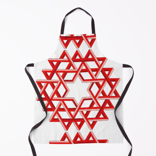 Item preview, Aishwarya Kolam using Penrose Triangle - Red designed and sold by iamAjitDeshmukh.
