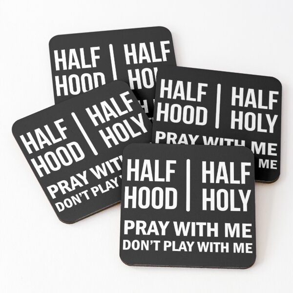 Item preview, Half Hood Half Holy Pray With Me Dont Play With Me Long Sleeve 1 designed and sold by Alexanderhishop.