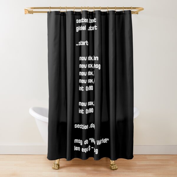 Item preview, Cyber security - Hacker - Hello World Assembly Code - Exploit development  designed and sold by clubtee.