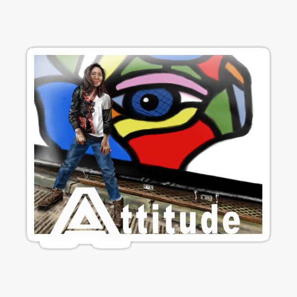 A for Attitude Sticker
