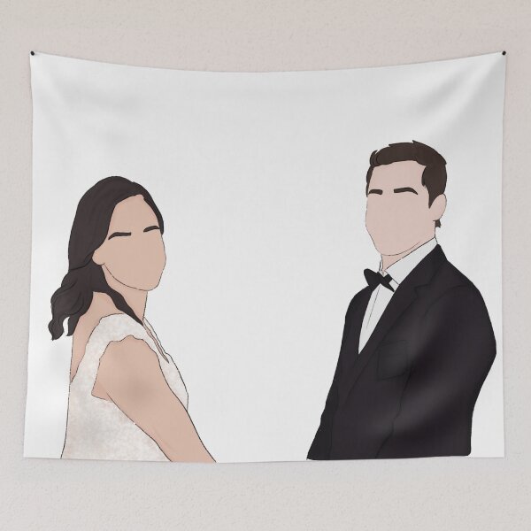 Item preview, Jake and Amy Wedding Graphic designed and sold by E.K Spencer.