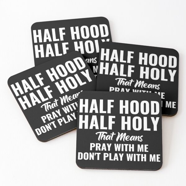 Item preview, Half Hood Half Holy Pray With Me Dont Play With Me Long Sleeve 25 designed and sold by Alexanderhishop.