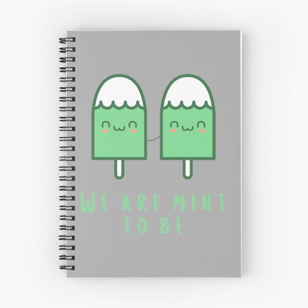 Item preview, We Are Mint to Be, we are meant to be food pun designed and sold by GoodMoodFood.